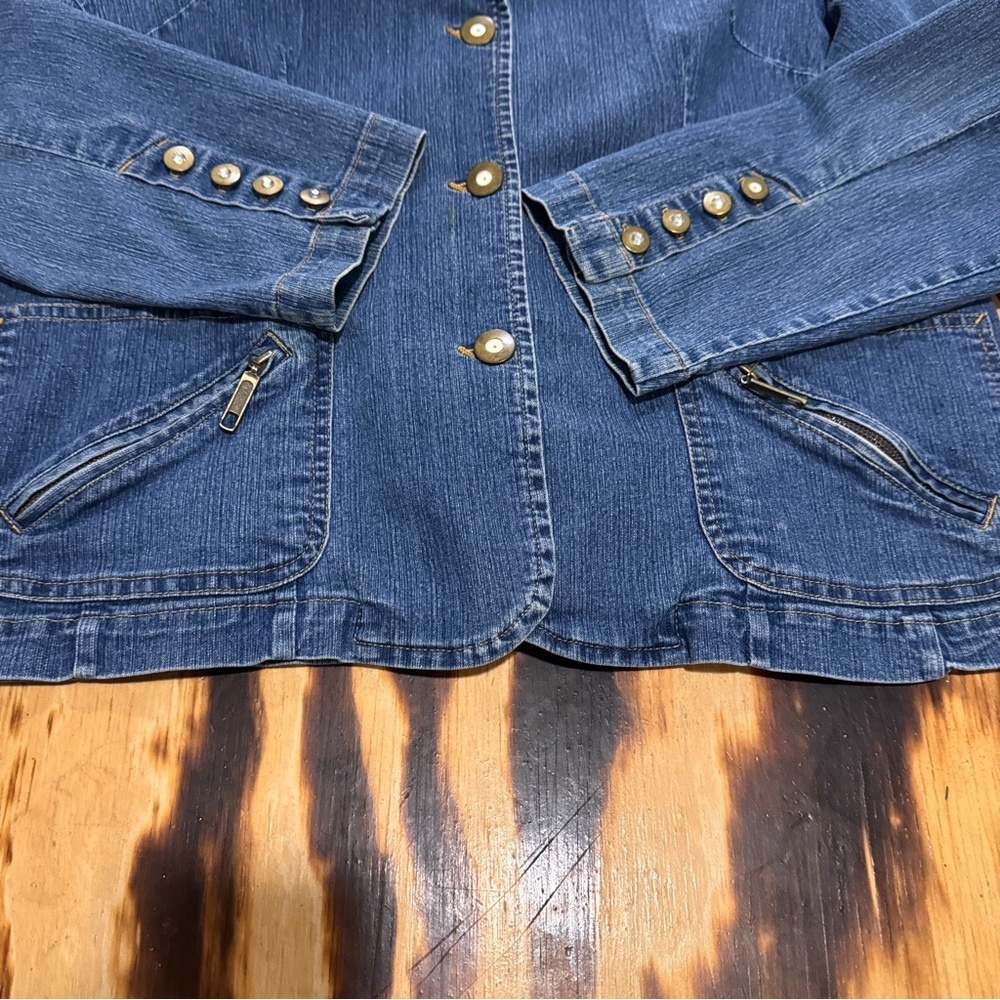 Erika‎ & Co Blue Denim Jacket - Picture 4 of 5